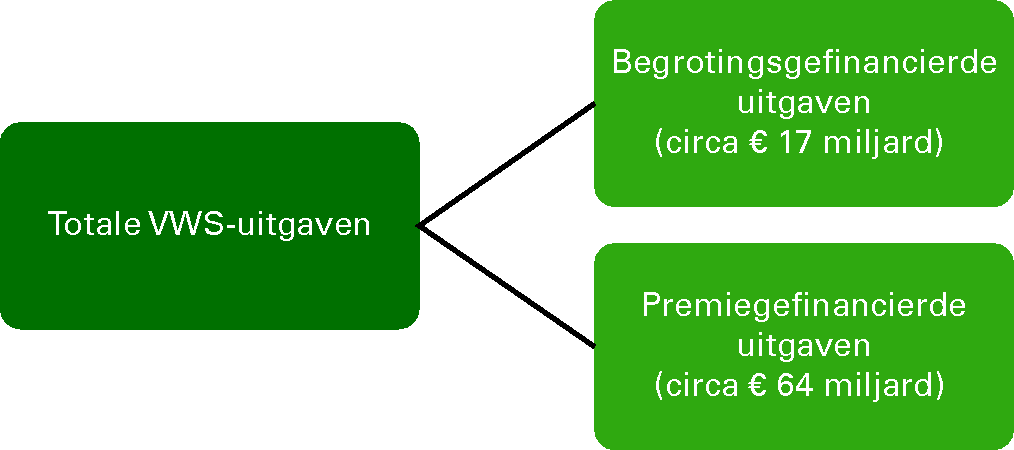 Overzicht 1: Uitgaven begroting VWS naar financieringsbron