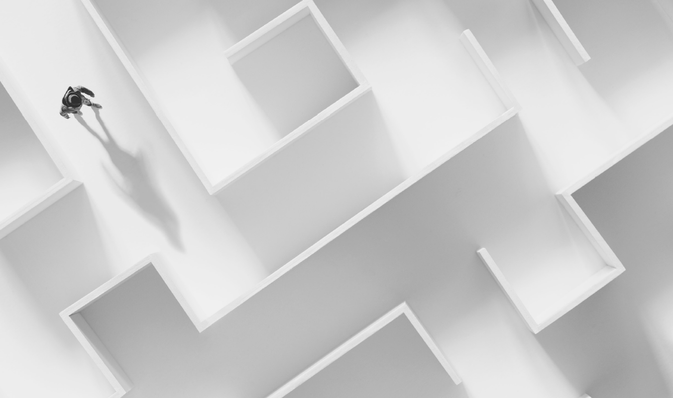 afbeelding rapport sociale zekerheid - wit doolhof